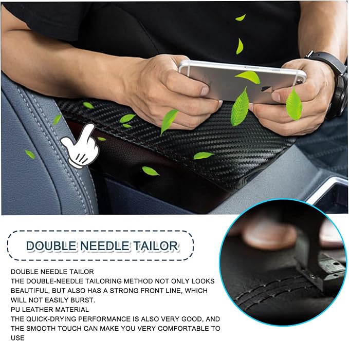 Ruiya Armrest Cover for Mitsubishi Outlander 2022+ Armrest Cushion Mitsubishi - Image 4