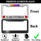 Automotive Exterior Accessories Multicolor License Plate Frames Autism It’s - Image 3
