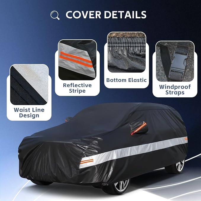 10 Layers SUV Car Cover Custom Fit - Image 3
