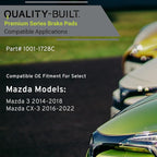 Premium Ceramic Front Brake Pads Compatible - Image 3