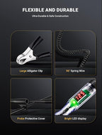 Automotive Test Light with 3-48V LED Digital Voltage Display, Auto Circuit - Image 4