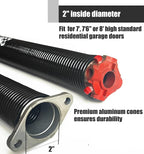 Garage Door Torsion Spring Set, Pair of 2" Electrophoresis Coated Garage Door - Image 4