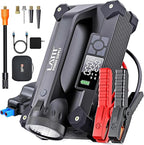 LATIT 6000A Jump Starter with Air Compressor 150PSI 65W Charger, 12V Battery by LATIT