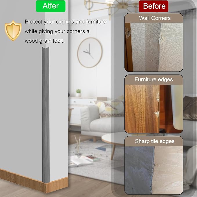 6 Pcs 49" Wall Corner Protector Trim - Image 4