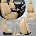 2 Packs Car Seat Covers Leather Car Seat Covers Universal Seat Covers - Image 8