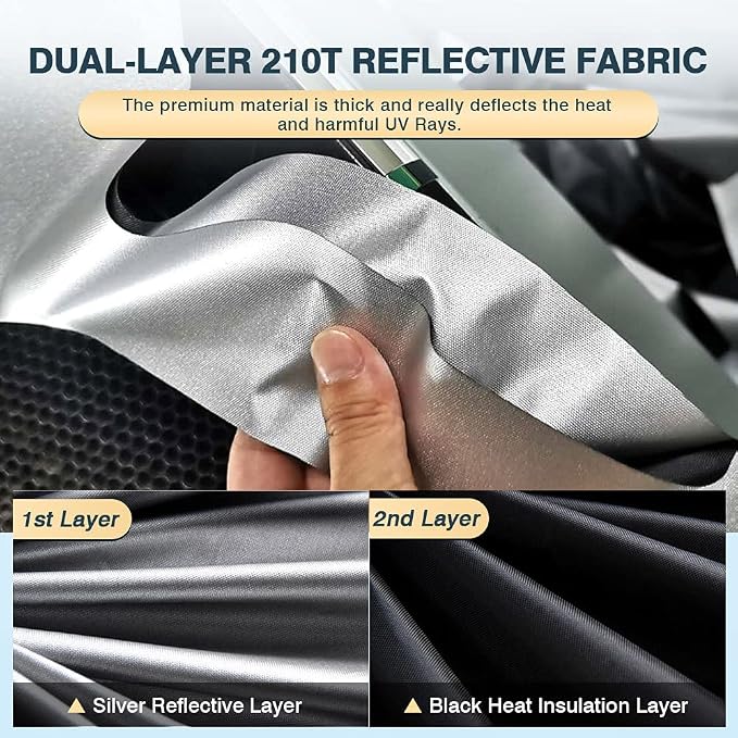 Cartist Windshield Sun Shade Compatible - Image 4