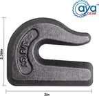 Weld-on Grab Chain Hook 3/8-in Heavy Duty Tow Hook G70 Forged Steel Tractor - Image 3