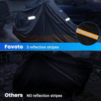 Favoto Motorcycle Cover Universal Heavy Duty Oxford Fabric - Image 5