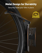AM alphamount Swivel Bike Wall Mount, Metal Wall Bike Rack - Image 3