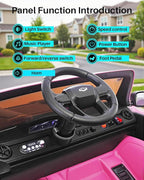 Joywhale 24V Ride on Truck 4WD Kids Electric Vehicle Licensed Chevorlet Ride on - Image 3