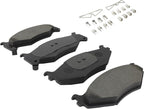 Premium Semi-Metallic Front Brake Pads Compatible - Image 2