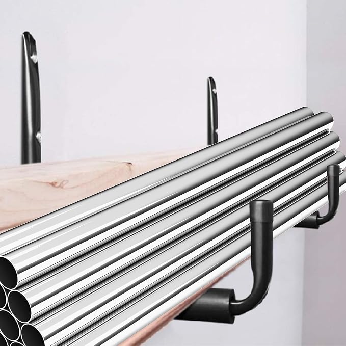 HOME MASTER HARDWARE Heavy Duty 9" Jumbo Arm Garage Wall Hooks 4 Pack – 50Lbs - Image 6