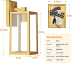 PARTPHONER Gold Dusk to Dawn Outdoor Lights - Image 5