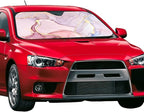 Marble Car Windshield Sunshade Front Window Sun Visor Protector Foldable Shield - Image 2