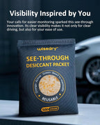 wisedry 2 x 500 Gram See-Through Silica Gel Packets, Color-Indicating Desiccant - Image 4