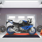 78 x 31 Inch Motorcycle Mat Garage Floor Rug Washable Parking Mats - Image 7
