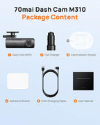 70mai Dash Cam M310, Dash Camera - Image 9