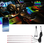 Upgrade Smart USB Dream Color Interior Car LED Strip Light by Ailinge