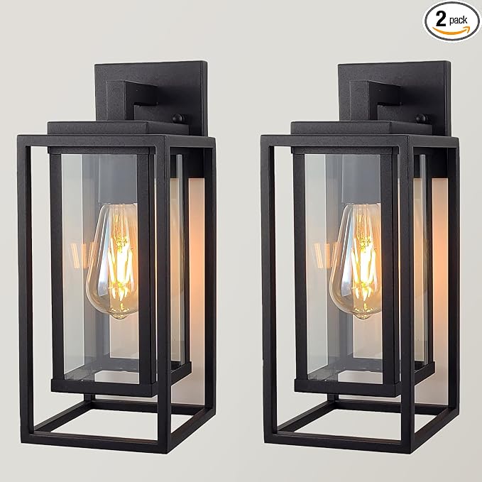 14" Outdoor Wall Light Fixtures Waterproofed Exterior Lantern W/Sturdy by ZMKMOK