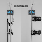 Ultimate Ski & Snowboard Wall Rack | Secure, Non-Slip Storage | Fits Any - Image 2