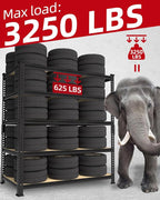 PrimeZone Heavy Duty Garage Storage Shelves - Image 9