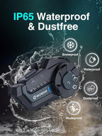 Motorcycle Intercom Headset, Moman H2 Pro【1 Pack Carbon】 Helmet Wireless - Image 7
