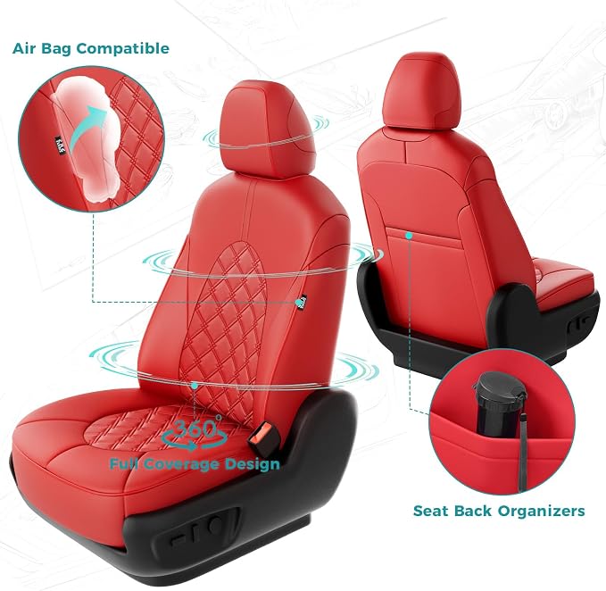 for Toyota Camry Seat Covers Hybrid XLE XSE 2018 2019 2020 2021 2022 2023 2024 - Image 3