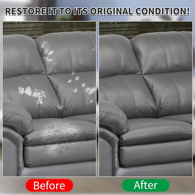Dark Gray Leather Recoloring Balm - Image 4