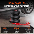 Air Jack, 3 Ton/6600 lbs Car Jack, 3-5 s Fast Lifting Pneumatic Jacks - Image 2