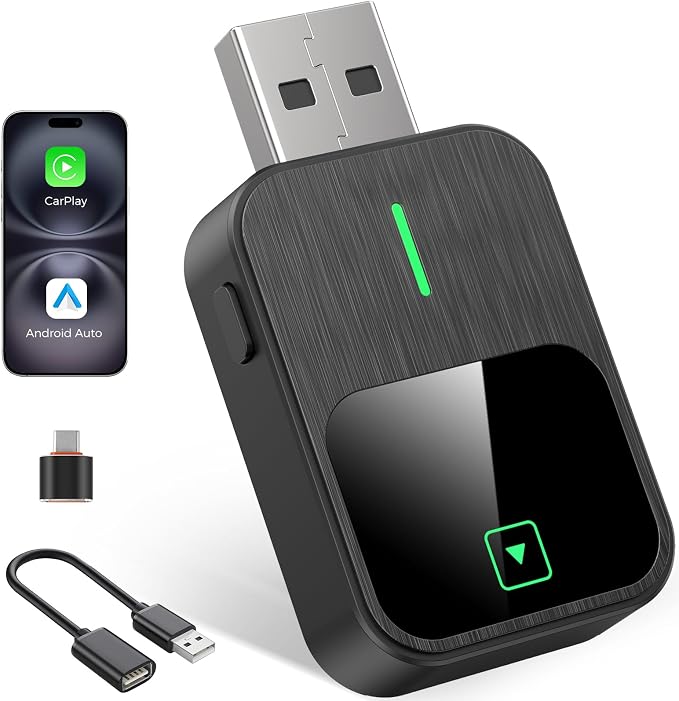 2-in-1 Wireless CarPlay & Android Auto Adapter by Unknown