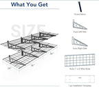 FLEXIMOUNTS 2-Pack 2x6ft Garage Shelving - Image 2