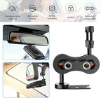 Radar Detector Mount, Aluminum Rearview Mirror Rod Radar Bracket, - Image 3