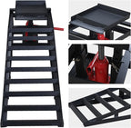 Hydraulic Car Ramps 11000lbs Low Profile Car Lift Service Ramps Truck Trailer - Image 4