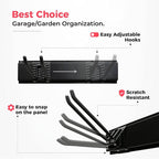Garage Wall Organizer | 51" Heavy-Duty Tool Storage Rack | Adjustable - Image 3