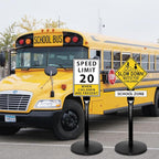 Parking Sign Post with Base - Image 7