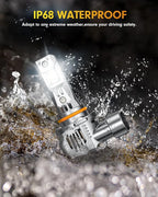 FAHREN 9005 9006 LED Bulbs Combo, 000LM 10X Ultra-Bright HB3 HB4 Bulbs - Image 4
