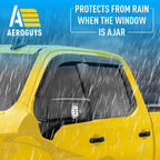 Extra Durable Window Deflectors Tape-On Window Visors Rain Guards Fit - Image 2