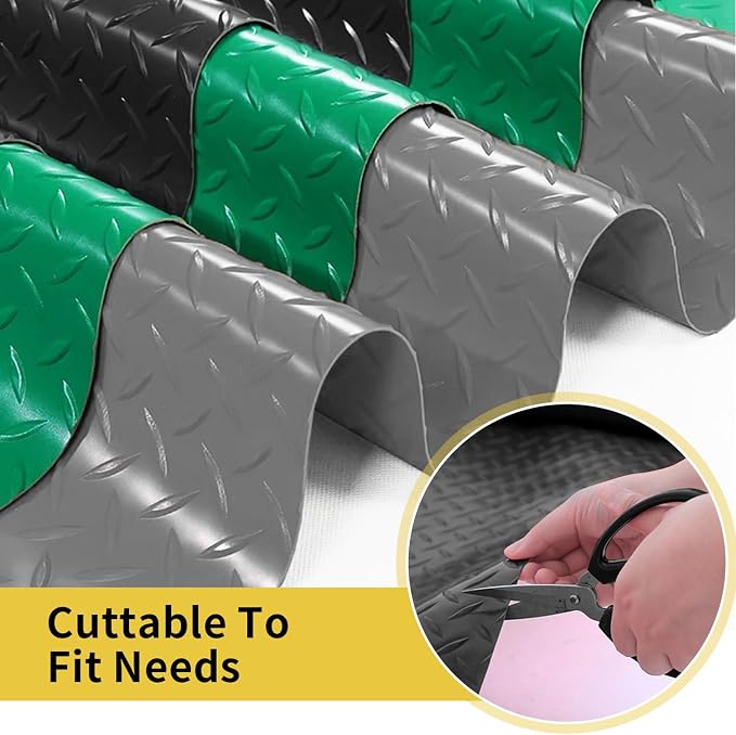 Premium Garage Floor Mat, Commercial Grade Heavy Duty Parking Mat - Image 5