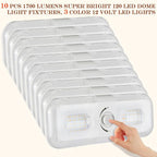 Retisee 10 Pcs RV Lights Interior 1700LM, 3 Color 12V RV LED Dome Lights - Image 2