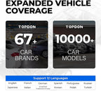 OBD2 Scanner TOPDON AD500, Oil SAS Throttle TPMS BMS EPB Reset, Engine ABS SRS - Image 6