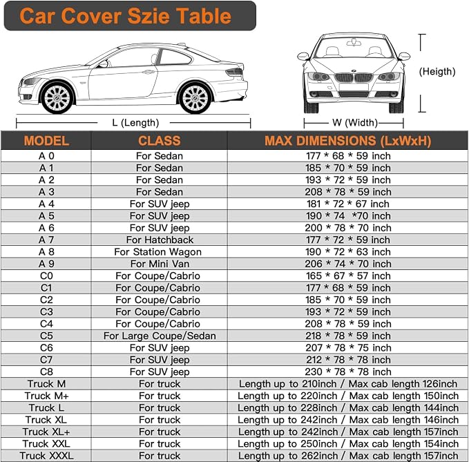 Kayme 7 Layers Truck Cover Waterproof All Weather, Universal Fit Chevy C10 S10 - Image 7