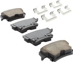 Premium Ceramic Rear Brake Pads Compatible - Image 2