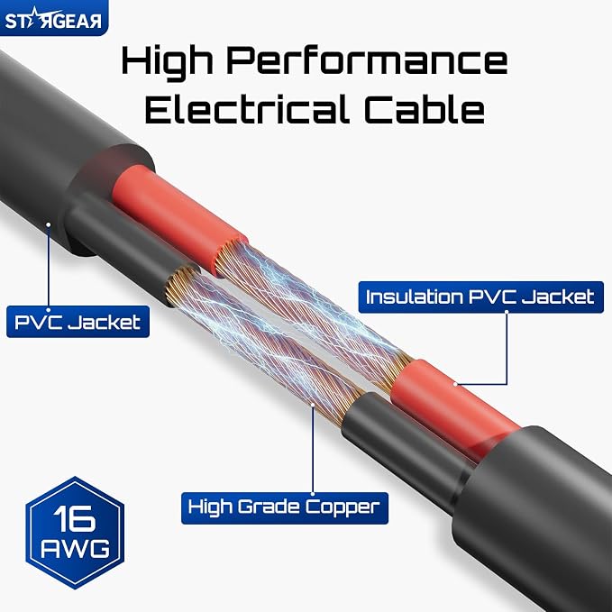 Starlink Mini Cable 16.4FT, 16AWG Replacement Starlink DC Power Cable Starlink - Image 4