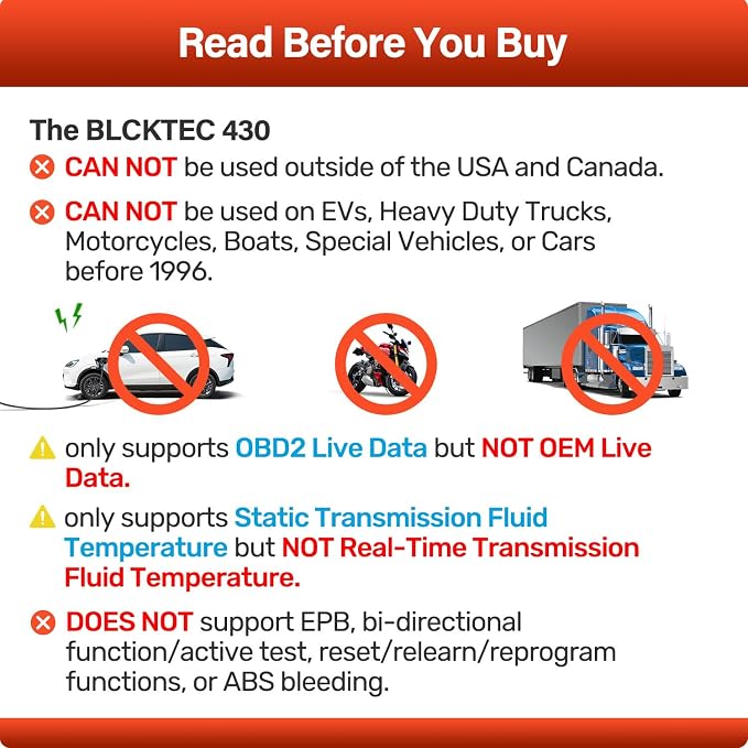 BLCKTEC 430 Bluetooth OBD2 Scanner - Image 5