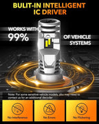 OXILAM 9008 Bulb H13 LED Bulb, 40000LM 60W, High Visibility, 5 Min Install - Image 6