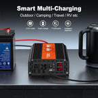3000W Power Inverter, Peak Power 6000W 12V DC to AC 110V120V, Remote Control - Image 6