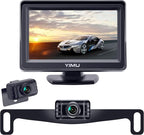 YIMU Backup Camera System with License Plate Backup Reverse Camera, Easy by YIMU