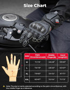 KEMIMOTO Leather Motorcycle Gloves - Image 2