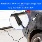 EV Charger Cable Protector, Garage Door Pass Through, Electric Car Charging - Image 2