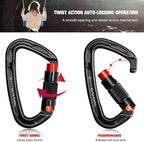 Auto Locking Carabiner Clips - Image 2
